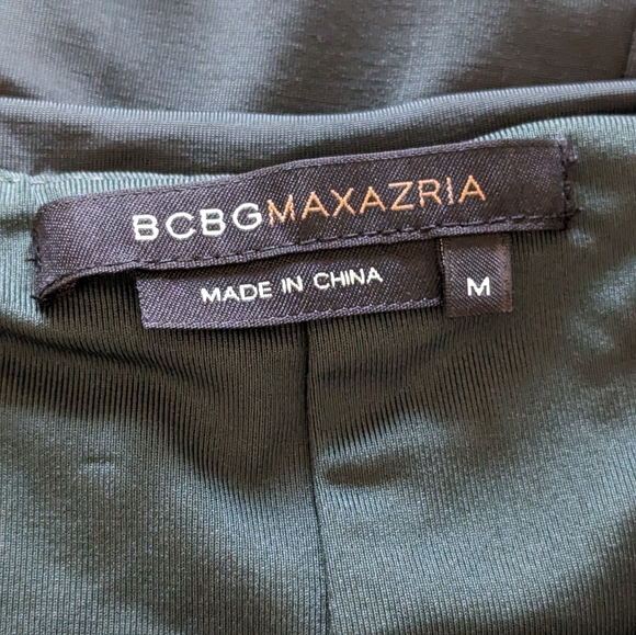 BCBG Max Azria long dress in forest green size M. - Picture 5 of 5